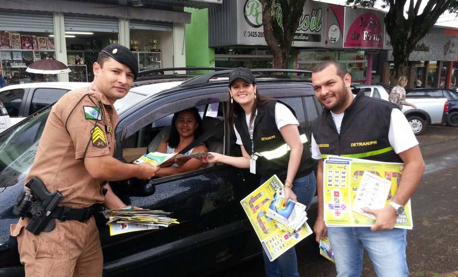 Semana Nacional de Trânsito aborda 90 mil pessoas no Estado.