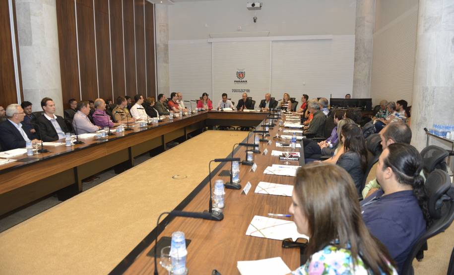 Reunião de Contrato de Gestão 2016 realizado no Palácio Iguaçu na sexta-feira (15/01/2016). Foto:Leila Nunes