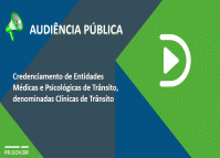 Credenciamento de Entidades  Médicas e Psicológicas de Trânsito,  denominadas Clínicas de Trânsito